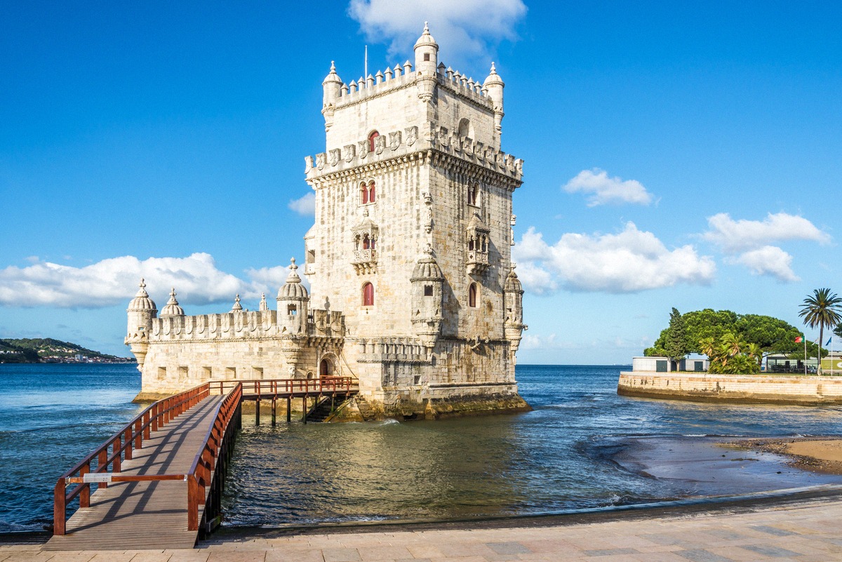 Torre de Belém on the bank of the Tagus